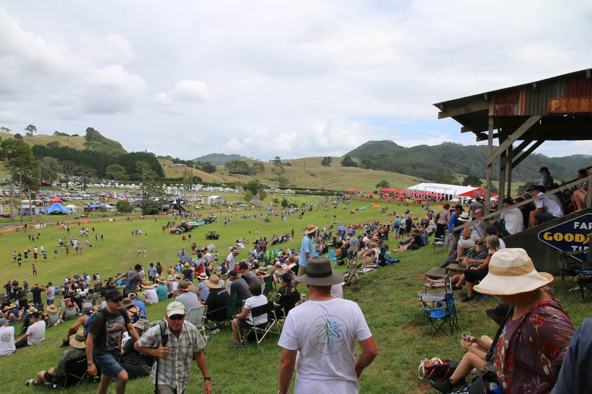 Crowd at the 2018 Leadfoot Festival