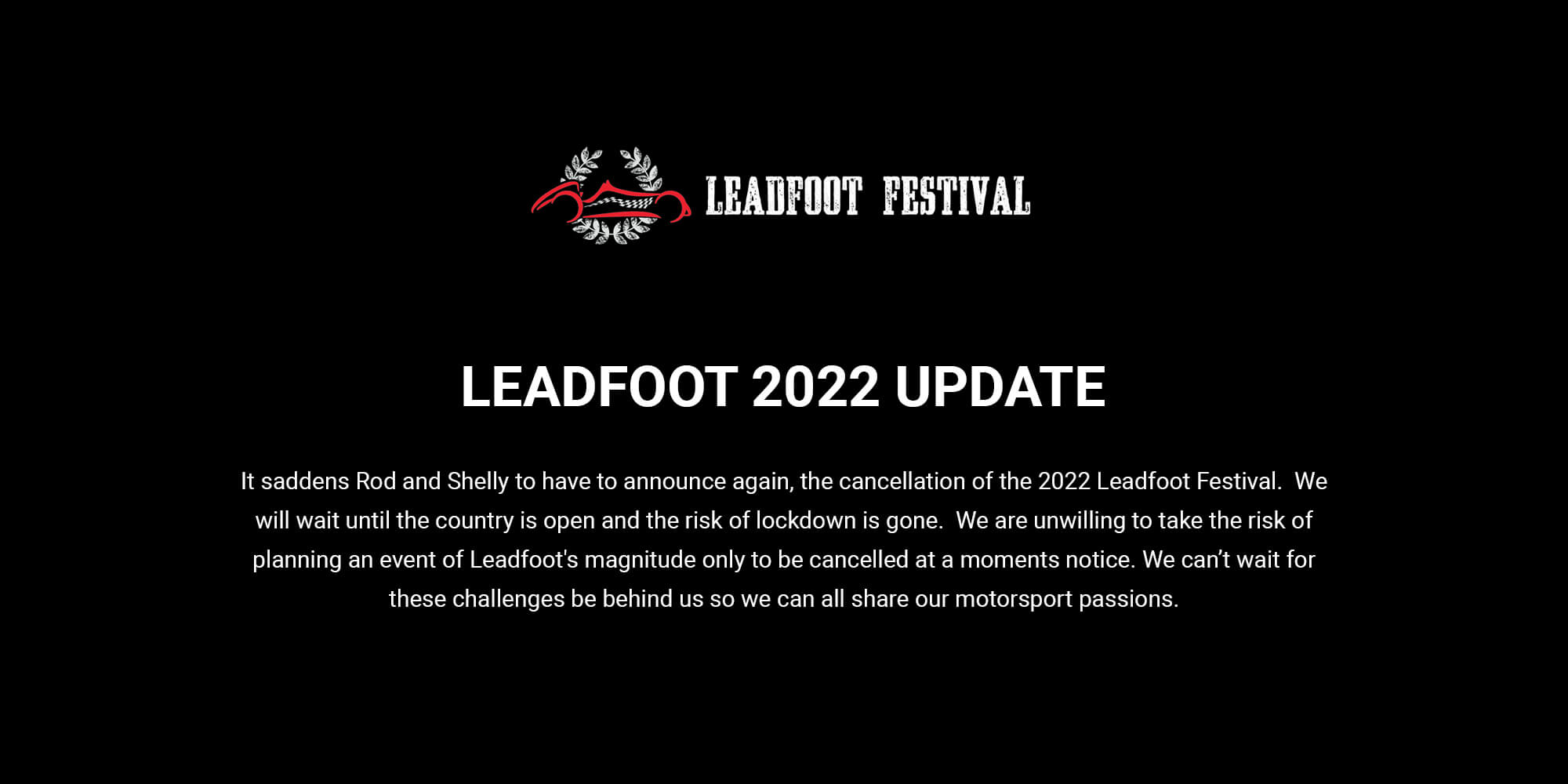 Leadfoot Festival